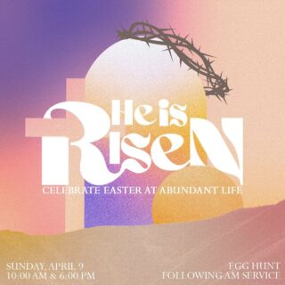 We can’t wait to celebrate our Risen Savior with you!  Join us tomorrow at 10:00 AM + 6:00 PM.
•
#easter #eastersunday #heisrisen