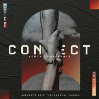 CONNECT24
Join us for our annual Connect Youth Conference!  February 29th - March 1st.  Make plans to attend!! Speakers to be announced👀

PM Services: Thursday — Friday @ 7:30PM
AM Service: Friday — @ 11AM
